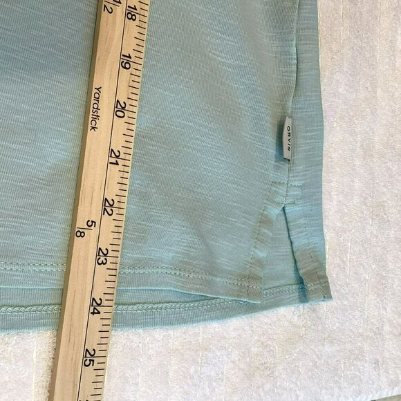 Orvis Short Sleeve Tee Women's XL Roomy Fit Cotton Pullover Crew Neck Turquoise - Picture 11 of 11